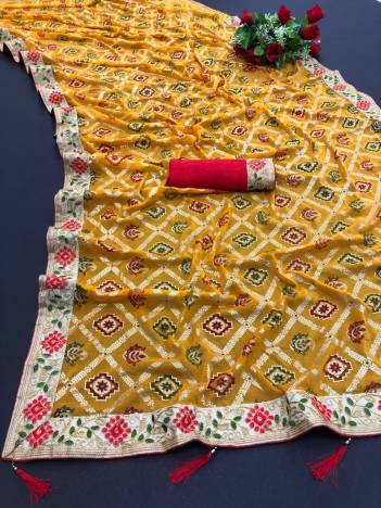 RD Vol 6 By Sagar Impex Bandhni Traditional Wear Saree Collection